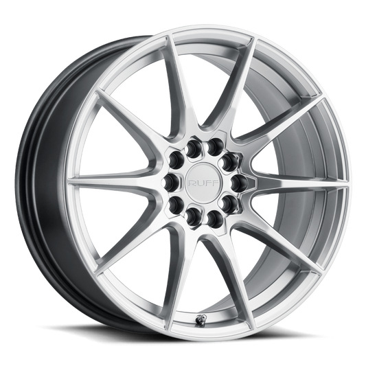 RUFF SPEEDSTER 17X7.5 38 5X100/5X114.3 HYPER SILVER