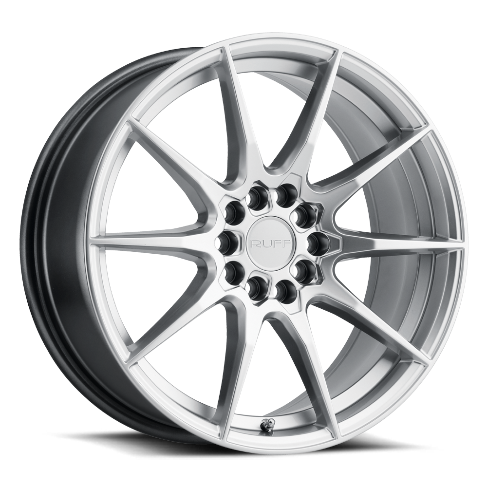 RUFF SPEEDSTER 17X7.5 38 5X108/5X114.3 HYPER SILVER