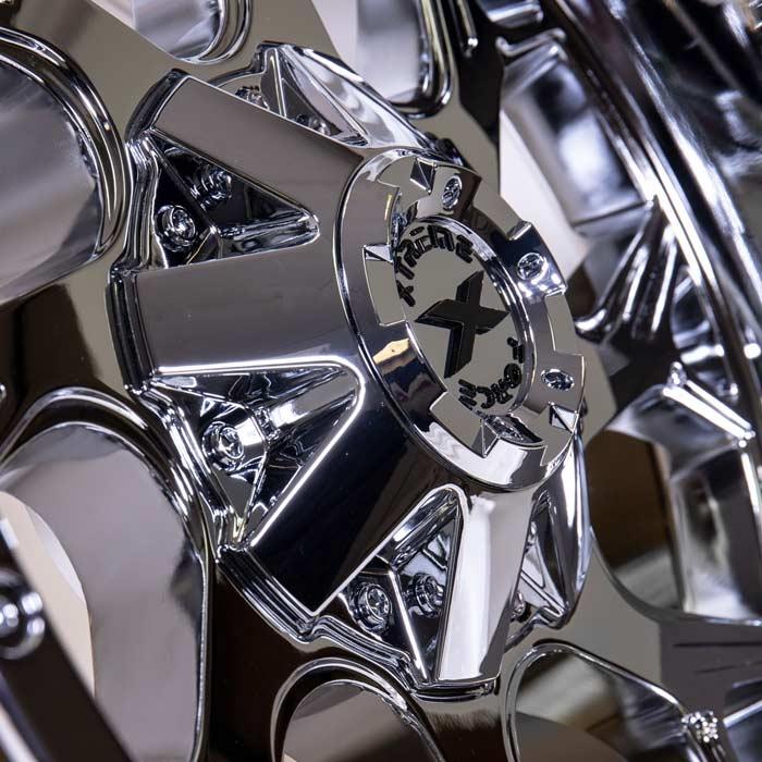Xtreme Force Raptor 22x12 -51 5x127 (5x5) /5x139.7 (5x5.5) Chrome