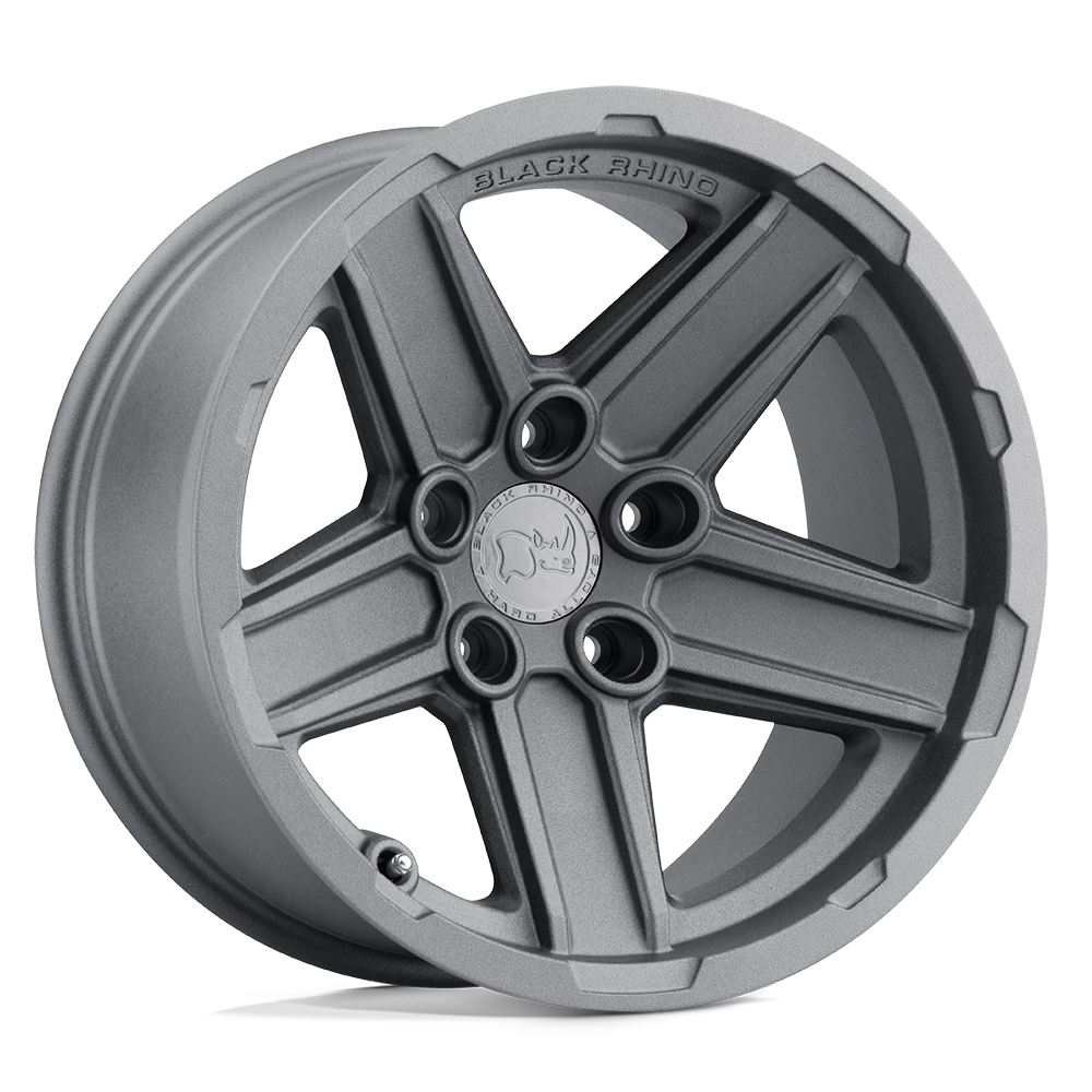 BLACK RHINO RECON 17X9.5 -32 5X127 TEXTURED GUNMETAL