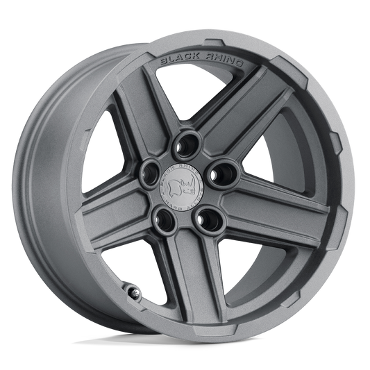 BLACK RHINO RECON 17X9.5 -32 5X127 TEXTURED GUNMETAL