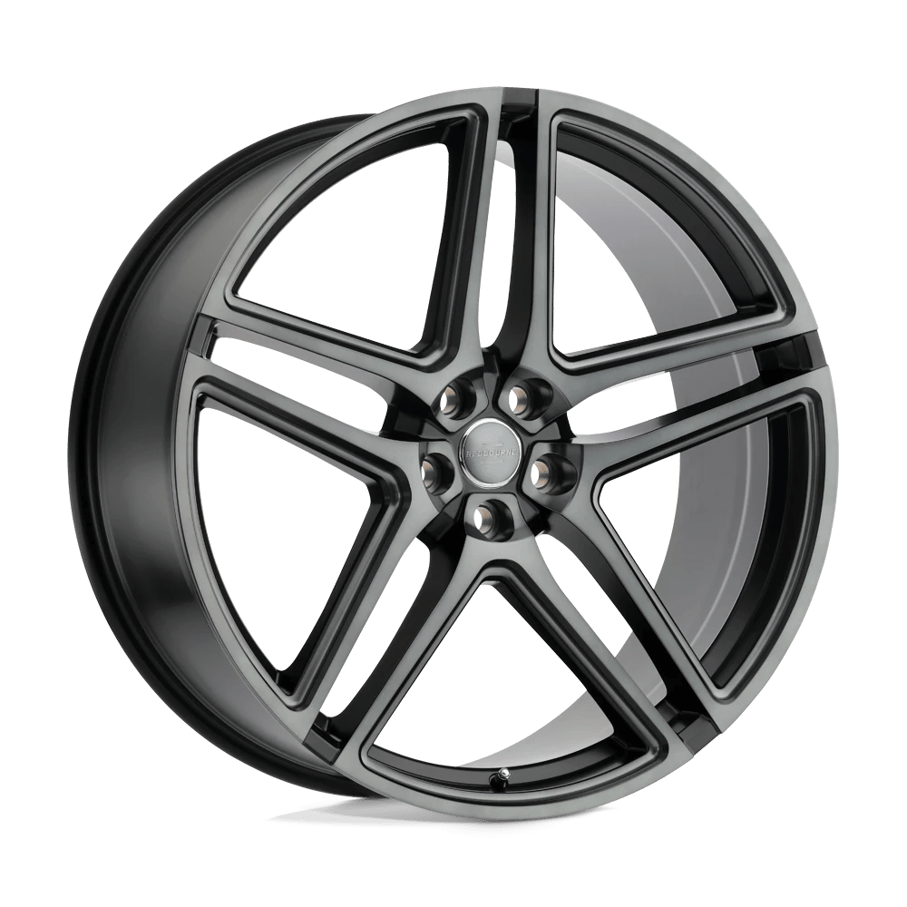 RedBourne CROWN 24X10 35 5X120/5X4.72 MATTE BLACK W/ MACHINED FACE & MILLED SPOKE