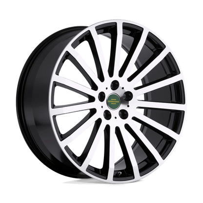 RedBourne DOMINUS 20X9.5 32 5X120/5X4.72 GLOSS BLACK W/ MIRROR CUT FACE