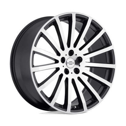 RedBourne DOMINUS 22X9.5 32 5X120/5X4.72 GUNMETAL W/ MIRROR CUT FACE