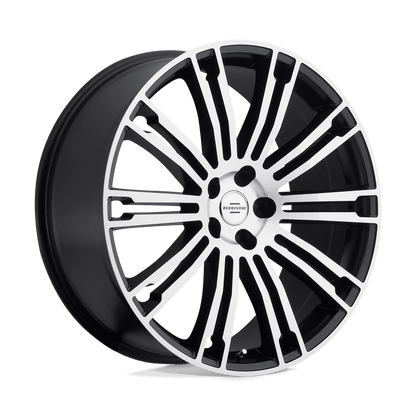 RedBourne MANOR 22X9.5 32 5X120/5X4.72 MATTE BLACK W/ MATTE MACHINED FACE