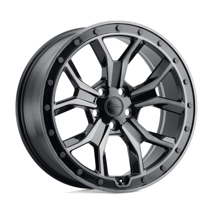 RedBourne MORLAND 18X8.5 25 5X120/5X4.72 GLOSS METALLIC W/ BLACK BRUSHED TINT FACE