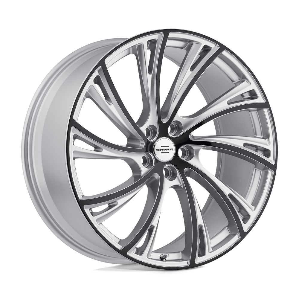 RedBourne NOBLE 20X9.5 32 5X120/5X4.72 GLOSS TITANIUM W/ GLOSS BLACK FACE