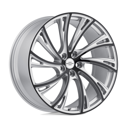 RedBourne NOBLE 22X10 37 5X120/5X4.72 GLOSS TITANIUM W/ GLOSS BLACK FACE
