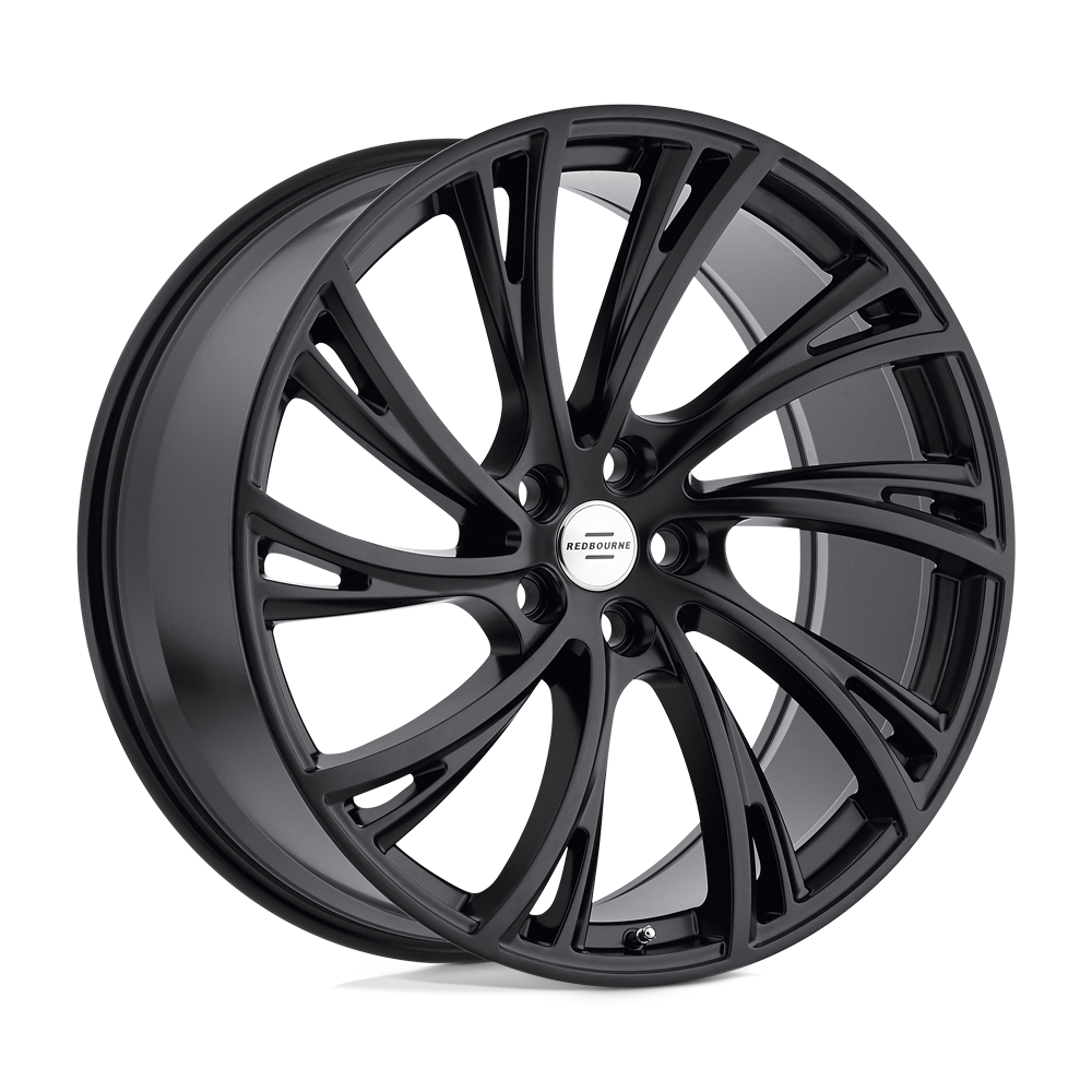 RedBourne NOBLE 22X10 37 5X120/5X4.72 DOUBLE BLACK - MATTE BLACK W/ GLOSS BLACK FACE