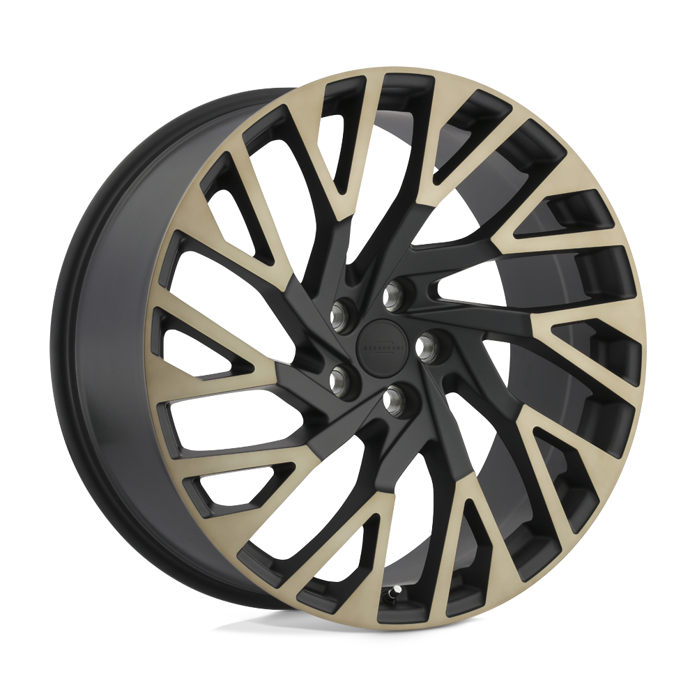 RedBourne WESTMINSTER 22X10 37 5X120/5X4.72 MATTE BLACK W /MACHINED FACE & DARK MATTE TINT