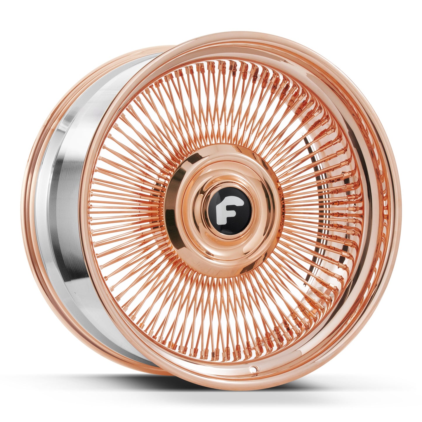 26" Rose Gold Wire Wheel - Wheels | Rims