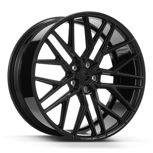 20x9 +32 5x120.7 Forgiato Tecnica Sport S1 Gloss Black - Wheels | Rims