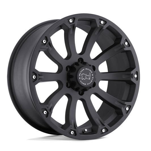 BLACK RHINO SIDEWINDER 20X9 12 6X139.7 MATTE BLACK