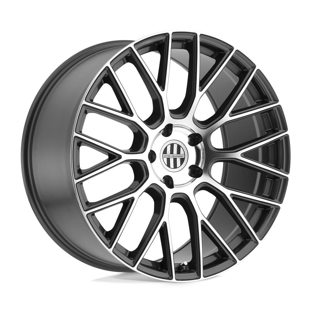 Victor Equipment STABIL 18X8.5 45 5X130/5X130 GUNMETAL W/ MIRROR CUT FACE