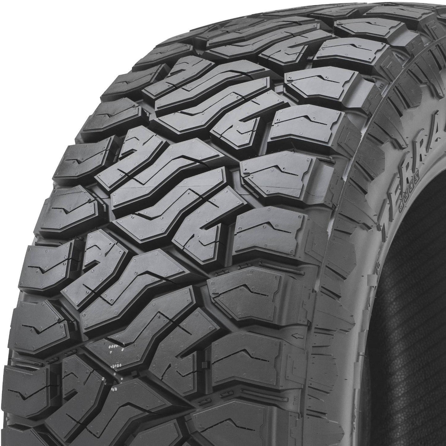 SET OF 4 FORGIATO FLOW TERRA 004 24x12 6x139.7(6x5.5) -44 OFFROAD BLACK/MILLED (Wheel and Tire Package)