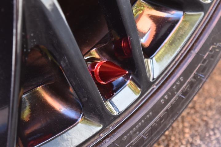 True Spike TPMS (TIRE PRESSURE MONITORING SYSTEM) SPIKE BILLET ALUMINUM AIR TIRE RIM WHEEL VALVE STEM CAP COVER KIT AVAILABLE IN MANY COLORS // PART # WVC003