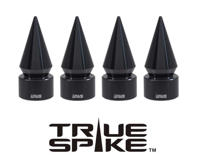 TPMS (TIRE PRESSURE MONITORING SYSTEM) SPIKE BILLET ALUMINUM AIR TIRE RIM WHEEL VALVE STEM CAP COVER KIT AVAILABLE IN MANY COLORS // PART # WVC003