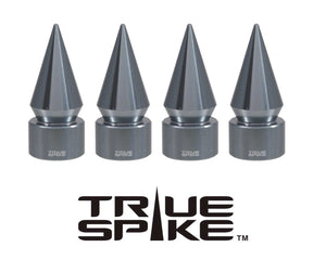 TPMS (TIRE PRESSURE MONITORING SYSTEM) SPIKE BILLET ALUMINUM AIR TIRE RIM WHEEL VALVE STEM CAP COVER KIT AVAILABLE IN MANY COLORS // PART # WVC003