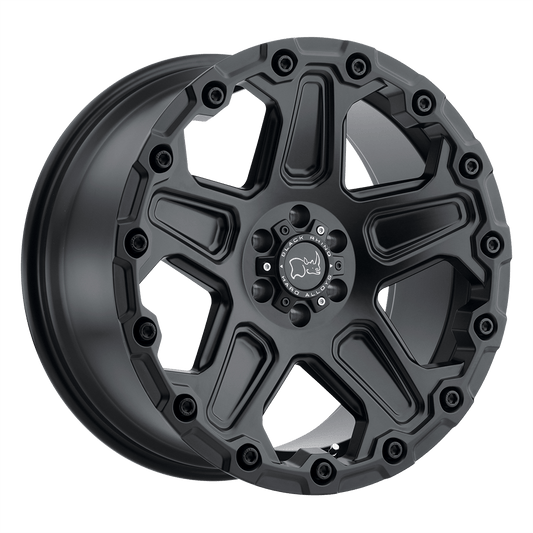 BLACK RHINO COG 20X9.5 0 5X139.7 MATTE BLACK