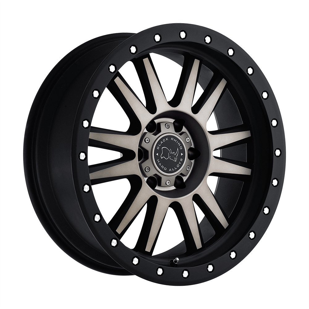 BLACK RHINO TANAY 17X9 12 8X170/8X6.7 MATTE BLACK W/ MACHINED FACE & DARK MATTE TINT