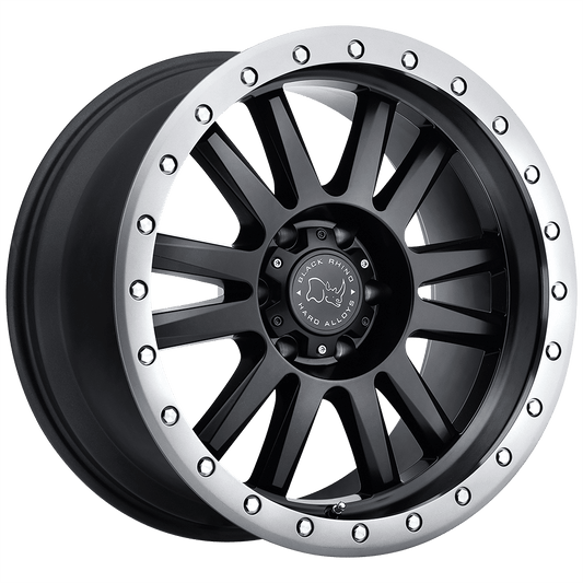 BLACK RHINO TANAY 18X9 45 6X139.7 MATTE BLACK W/ MATTE GRAPHITE LIP