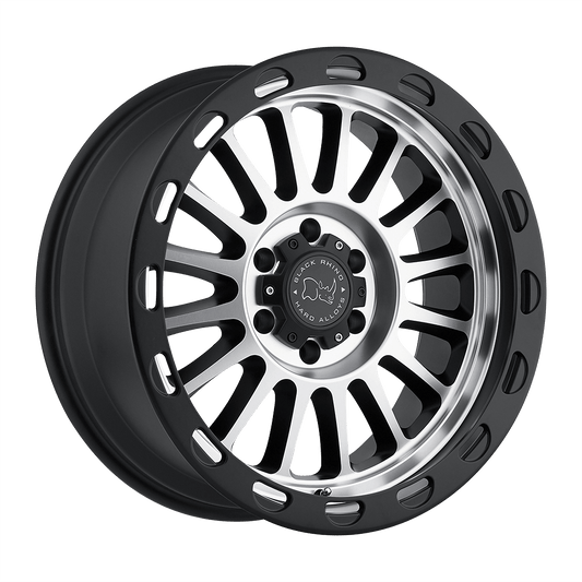 BLACK RHINO TAUPO 18X9 -12 8X165.1 MATTE BLACK W/ MATTE MACHINED FACE