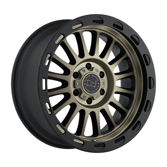 BLACK RHINO TAUPO 20X9 12 6X139.7 MATTE BLACK W/ MACHINED FACE & DARK MATTE TINT