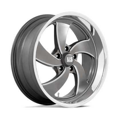 US MAG 1PC U133 DESPERADO 20X8 1 5X120.65 ANTHRACITE MILLED DIAMOND CUT MILLED C-BORE 72.56