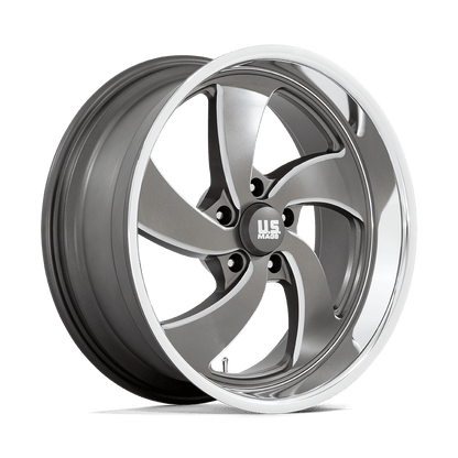 US MAG 1PC U133 DESPERADO 20X9.5 1 5X127 ANTHRACITE MILLED DIAMOND CUT MILLED