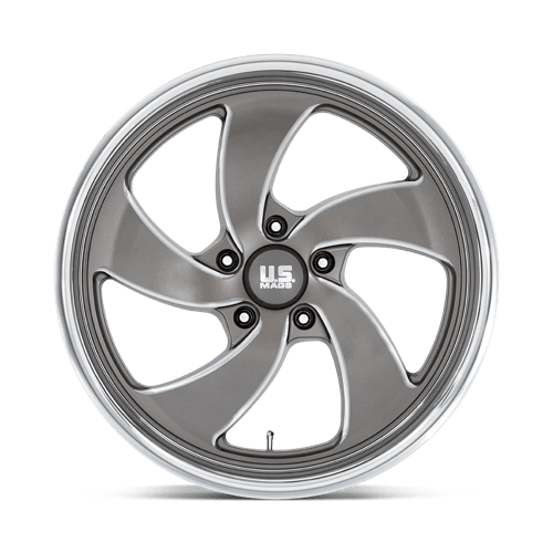 US MAG 1PC U133 DESPERADO 20X8 1 5X127 ANTHRACITE MILLED DIAMOND CUT MILLED C-BORE 78.1