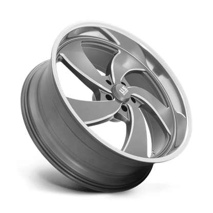 US MAG 1PC U133 DESPERADO 22X8.5 1 5X127 ANTHRACITE MILLED DIAMOND CUT MILLED C-BORE 78.1