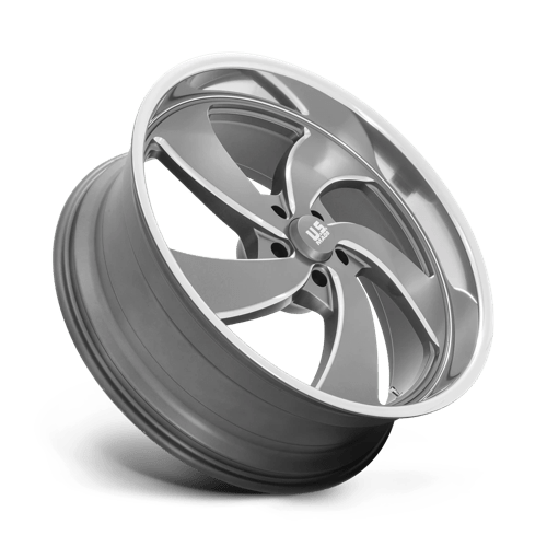 US MAG 1PC U133 DESPERADO 24X9 1 5X120.65 ANTHRACITE MILLED DIAMOND CUT MILLED C-BORE 72.56