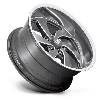 US MAG 1PC U133 DESPERADO 20X9.5 1 6X139.7 ANTHRACITE MILLED DIAMOND CUT MILLED C-BORE 90.7