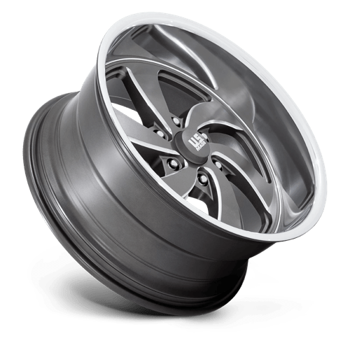 US MAG 1PC U133 DESPERADO 20X8 1 6X139.7 ANTHRACITE MILLED DIAMOND CUT MILLED