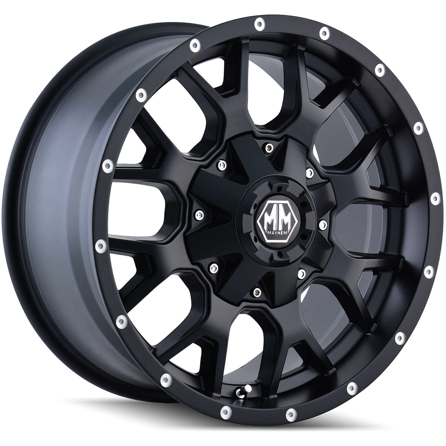Mayhem 8015 Warrior 20x9 +18 6x135/6x139.7(6x5.5) Matte Black