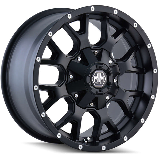 Mayhem 8015 Warrior 20x9 +18 6x135/6x139.7(6x5.5) Matte Black