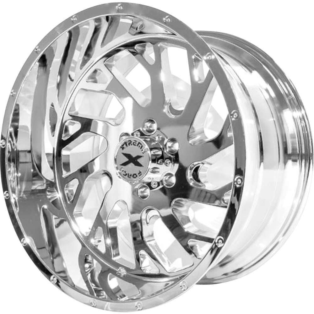 Xtreme Force XF-8 Concave 20x10 -25 5x127/5x139.7 Chrome (right)