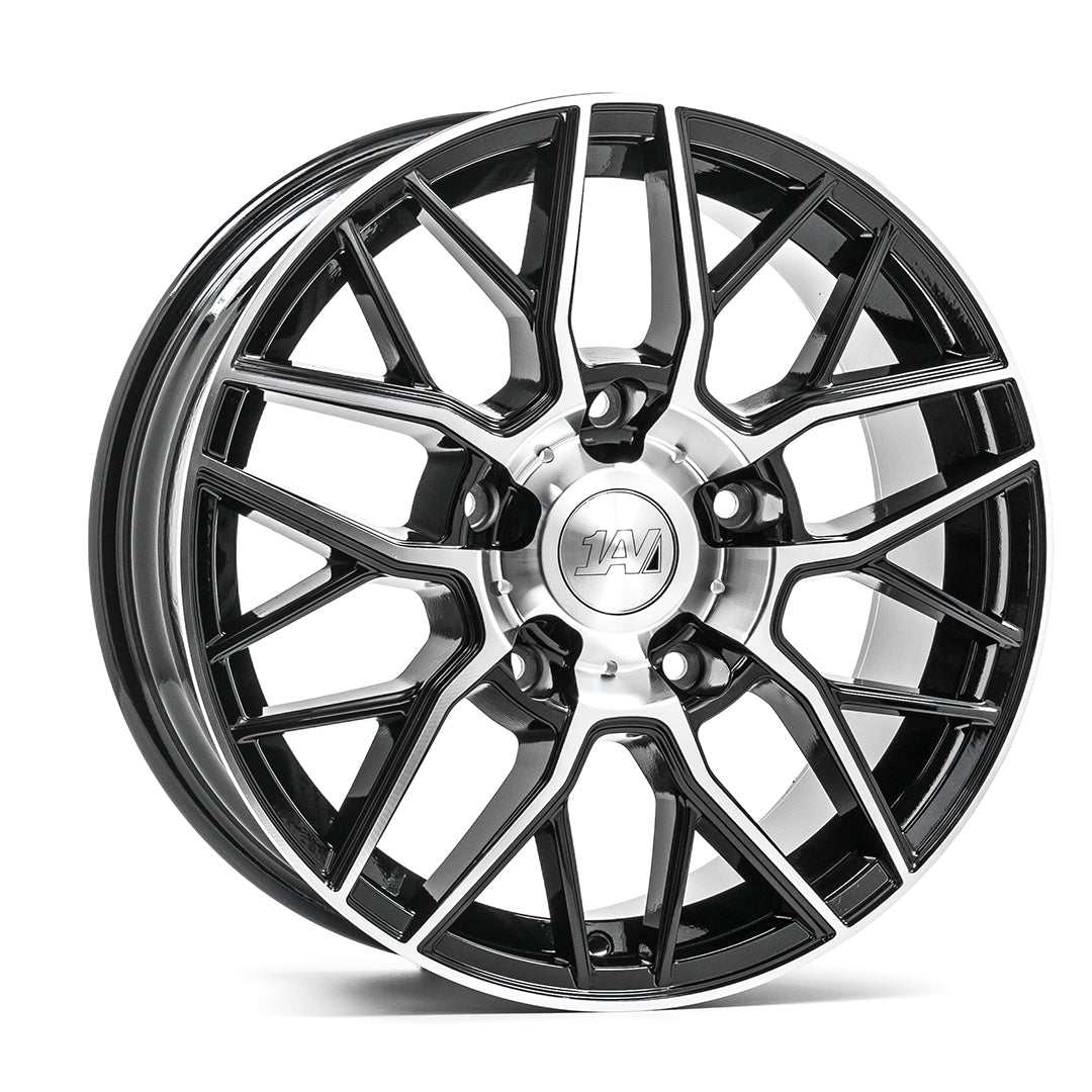 AXE ZX11 18X8 50 5X160 BLACK AND POLISHED FACE